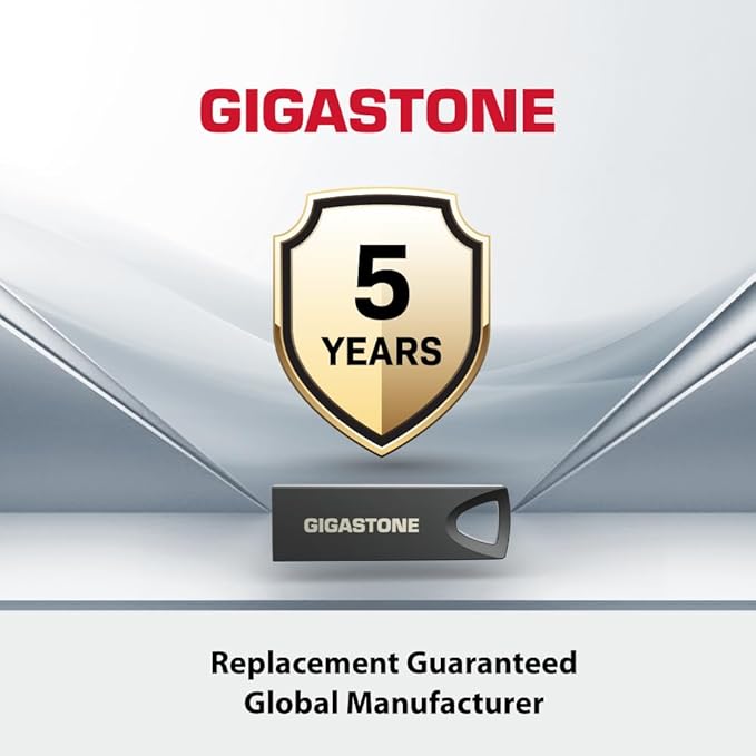 GIGASTONE 256GB Slim Fit Flash Drive (2 Pack) Z70 USB 3.2 Gen 1, 120MB/s Ultra Fast, Nickel Metal Design, Data Storage, Backup for PC/Mac/TV/Car Audio, USB 2.0/3.0/3.1 Compatible