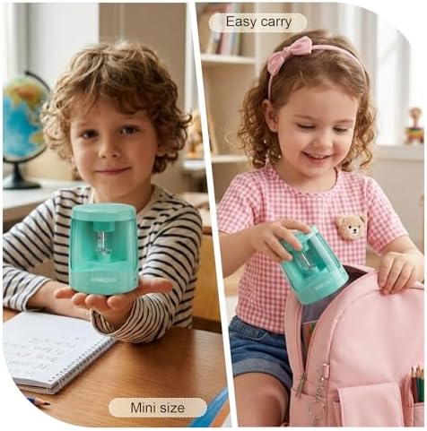 Automatic Pencil Sharpener for Kids/School, USB Battery Electric Sharpener