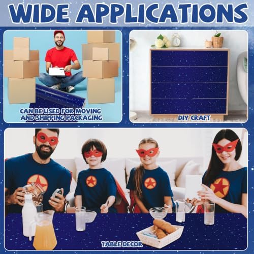 Blue Outer Space Bulletin Board Roll Non-Woven Fabric Poster 15.7" x65.6ft