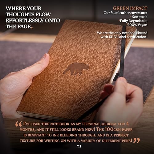 A5+ SC Brown Bear Dotted