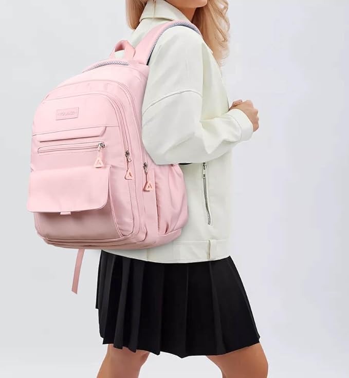 Phaoullzon Aesthetic Laptop Backpack for Women Travel Daypack