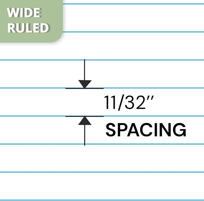 ONAVIA 1 Subject Spiral Notebook Wide Ruled Bulk, 140 Pages, Assorted | 70 Sheets, 7.5 x 10.5 in, 20 Pack School Notebooks, Wide Ruled Paper, Students, Classroom, Homework