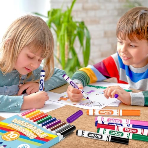 Washable Markers Bulk, Markers for Kids, 10 Assorted Colors, 48 Boxes 480ct