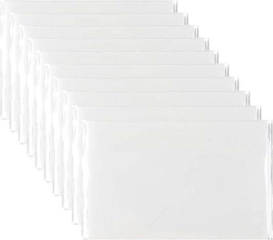 Transparent Sticky Notes Pad 3x5 Inch, Clear Sticky Notes for Books Message Reminder, Waterproof self-Adhesive Translucent Sticky Notes, 10 Packs 500 Sheets