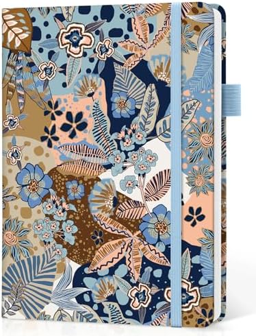 Taja Pretty Journal for Women, 5.7" x 8.3" Lined Notebook for Journaling