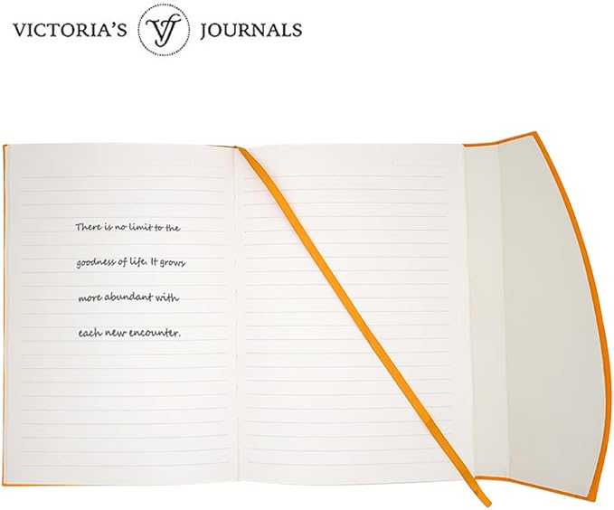 VICTORIA'S JOURNALS Magnet Journal, Carving Vintage Notebook Faux Leather Hard Cover Personal Diary Lined Pages Ribbon Bookmark, 8'' x 5.7''