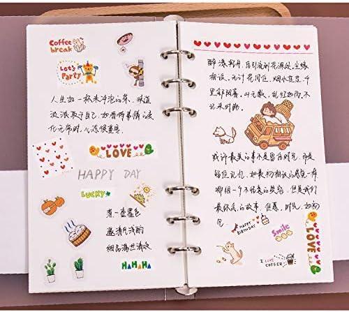 A6 Binder Refills Blank, Spiral Notebook Plain Refill, Planner Inserts Blank Paper for Filofax/Personal Journal, 45sheets/90pages,Harphia (Harphia A6 3.74 x 6.77'',Blank)