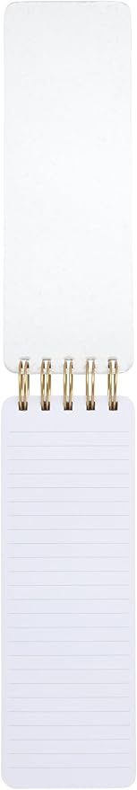 Eccolo Tall Spiral Memo Pad 300 Pages 150 Sheets List Notepad for Office