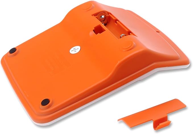 Large Calculator Orange Office Solar Dual Power Financial Dedicated 12 Digit Display Large Standard Function Desktop Business Calculator Multifunctional KA08