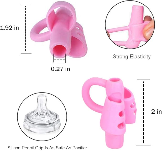 Pencil Grips for Kids Handwriting, Toddler Pencil Grip, Pen Grips Trainer for Beginners Preschoolers Kindergarten Children(4 PCS)