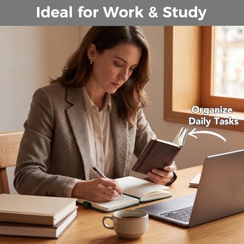 Thboxes 3 Pack Pocket Notebook Journals, A6 Mini Ruled Hardback Notepad Set