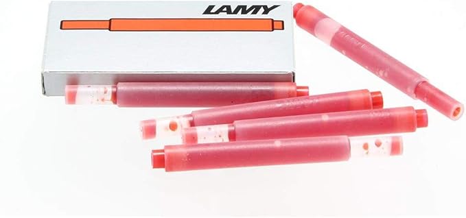 LAMY Cartridges Refill, Pack of 5, Red (LT10RD)