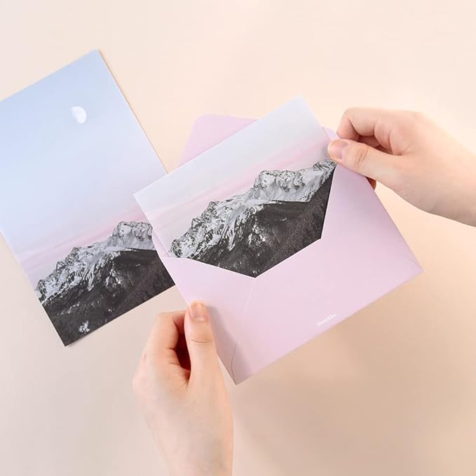 Monolike Photo Letter Paper and Envelopes Set - 8Type, 32 Letter Paper + 16 Envelopes