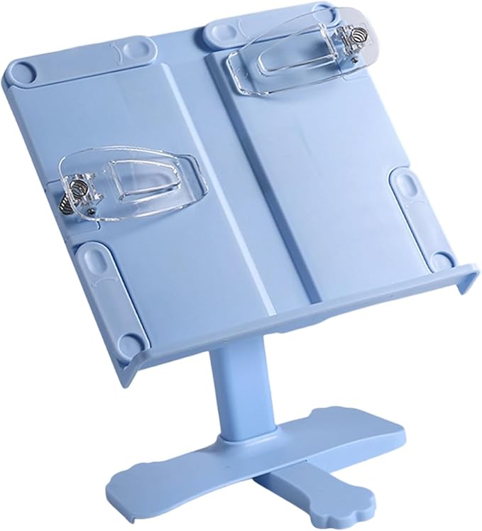 Adjustable Books Stand with Foldable Design Reading Holders for Home School Use Multi Angled Reading Stand