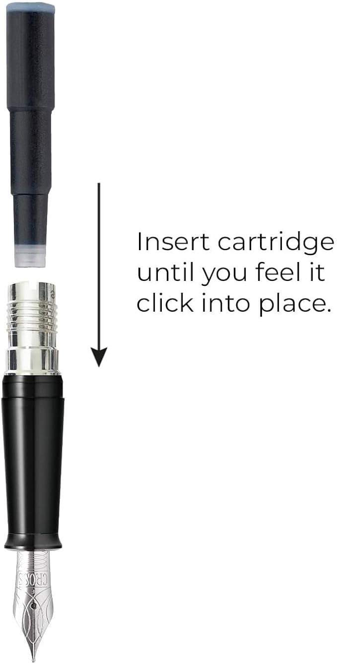 Cross Refill 6-pack Blue/Black Ink