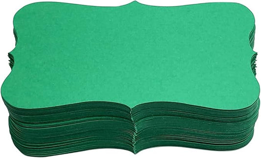 PPAPPAPPIYO Color Index Cards 3.5 x 2, 180gsm Thick Cardstock, Blank Colored Flash Cards for Study, Notes, Business Cards & Labels, Small Notecards 100 Pack (green)