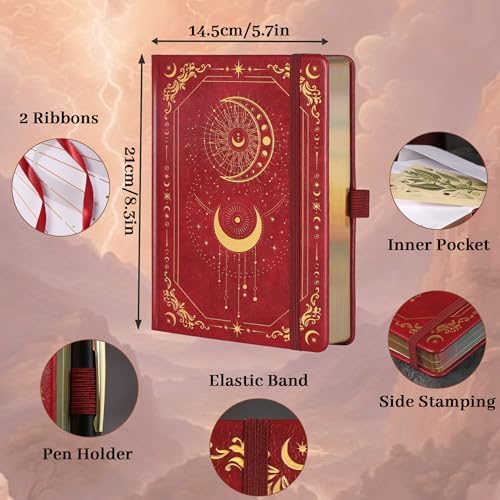TIEFOSSI Dot Journal Notebook for Women Men, 160GSM Notebook