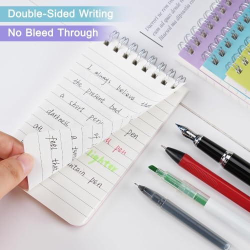42 Packs Small Notebooks Bulk, 6 Assorted Colors