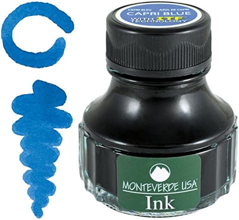 Monteverde USA Ink with ITF Technology, 90 ml Capri Blue (G308CB)
