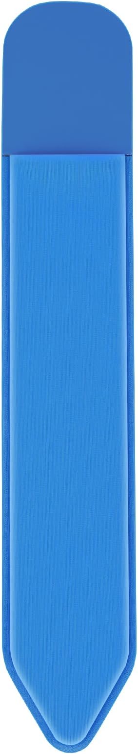 MoKo Pencil Holder Sticker Fit Apple Pencil Pro, Apple Pencil (USB-C), Apple Pencil 1st/2nd Generation, Elastic Pencil Pocket Pouch Adhesive Sleeve Attached to iPad Case for Stylus Pens, Cobalt Blue