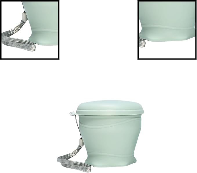 Foldable Silicone Cup Reusable foldable Travel Mug Compact Portable Camping Cup for Outdoor Enthusiasts and Travelers