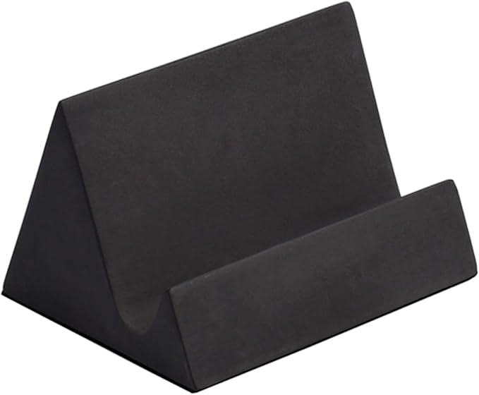 Concrete Phone Stand, Desktop Phone Stand, Multifunctional Stand, Compatible with iPhone 16/15/14/13/12 Smartphones (Black)