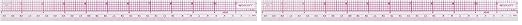 Westcott 10ths/Metric Beveled Ruler, 12-Inch/30cm (B-65), Clear (Pack of 2)