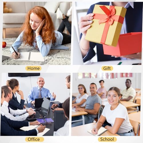Dunzoom 1 Pack Graph Paper Spiral Notepad A5 & A4 Grid Notebooks Steno Pad Memo Notebook, 160 Pages for Writing Sketching Office, Transparent Plastic Hardcover (Grid Paper,A5)