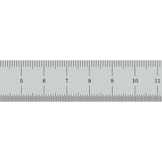 PEC Tools 6"/150mm Metal Ruler