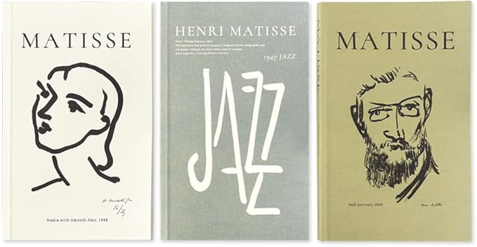 Monolike Henri Martisse Paperback Note Part.3 3p SET_Art design note, Mini note, Blank note, Notebook, 192 Pages, 4.13x6.69
