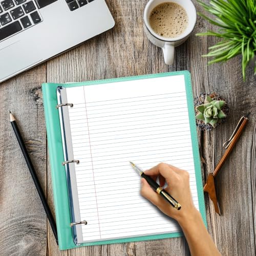 Loose Leaf Paper - 8.5" x 11" Filler Paper, 100 Sheets/200 Pages College Rule Filler Notebook Paper, 3 Hole Punched College Ruled Paper for 3 Ring Binder, White