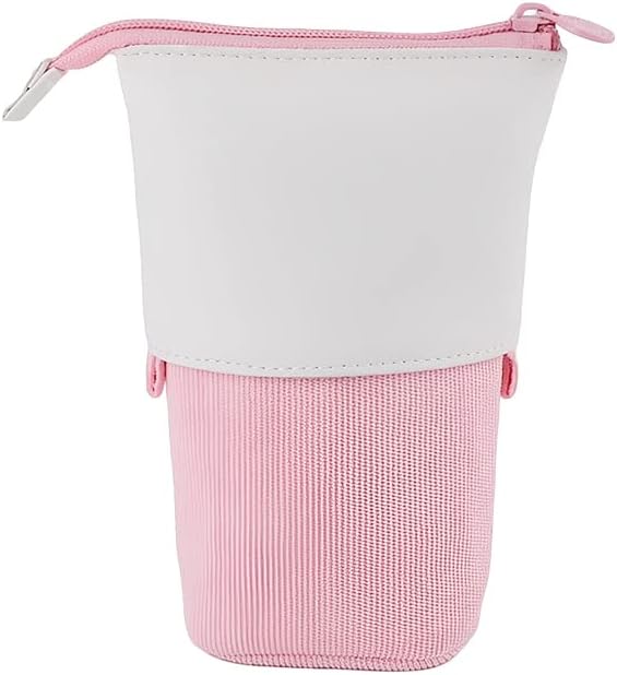 Oyachic Stand up Pencil Case Standing Pencil Holder Transformer Pencil Pouch Telescopic Pen Bag Cute Makeup Bag Cosmetic Organizer Bag Box for Women