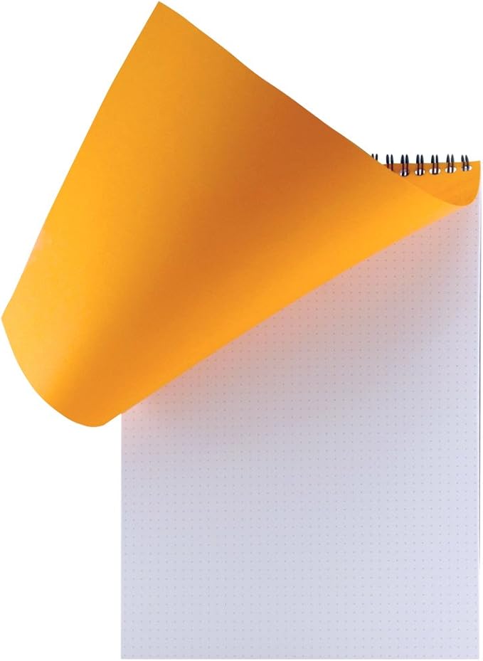 Rhodia Wirebound Notepad, A4, Dot - Orange