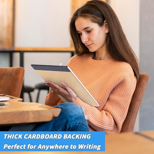 Oleitodh 96 Pack Legal Pads 8.5 x 11 White Wide Ruled Writing Pads Bulk