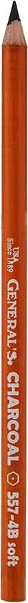 General Pencil 57139-BP Getting Started with Charcoal Set, Multicolor