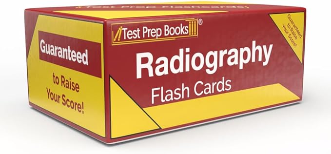 Radiography Exam Study Cards: Review Prep and Practice Test Questions for the Radiography Examination [Full Color Cards]
