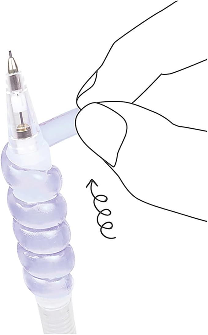 Kutsuwa Grip Punu Spiral Sheer Blue RB033SB