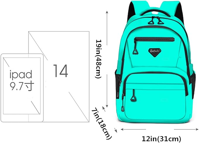 Casual Lightweight Backpacks for Boys & Girls, School Bookbags, 15 "Laptop Backpack, Travel Bag (212-zshi)