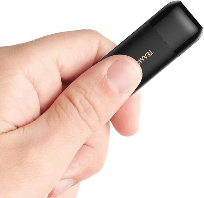 TEAMGROUP C175 32GB 5 Pack USB 3.2 Gen 1 (USB 3.1/3.0) Flash Thumb Drive, External Data Storage Memory Stick Compatible with Computer/Laptop Matte Black TC175332GB21