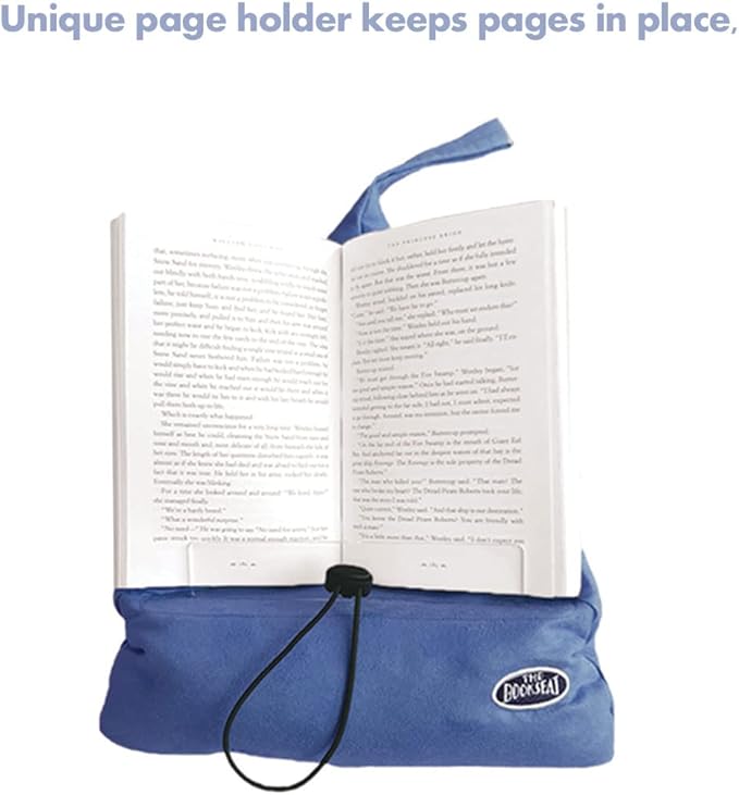 The Book Seat - Charcoal Grey - The Most Comfortable Way to Read, Hands Free!