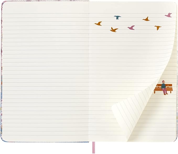 Moleskine Limited Edition Sakura Notebook, Hard Cover, Large (5" x 8.25"), Ruled/Lined, Premium Collector's Box