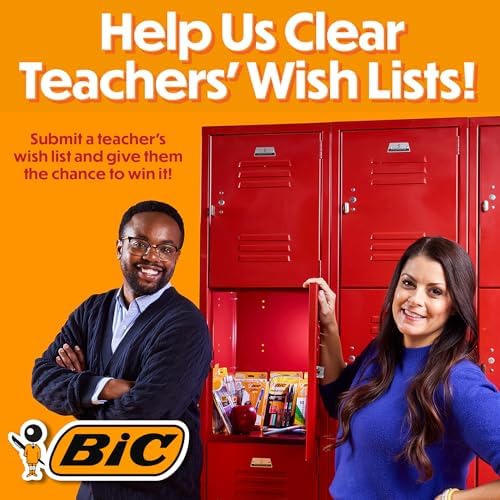 BIC Xtra Smooth Bright Edition Mechanical Pencils, 0.7 mm Medium Point, Bulk School Supplies for Students and Teachers, 40-Count Pack