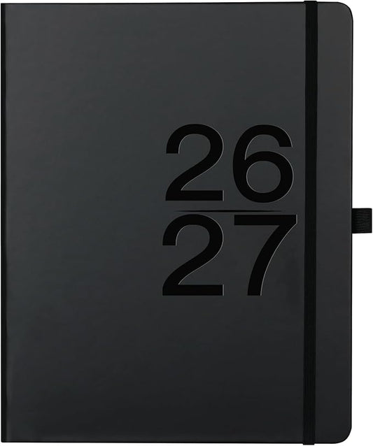 2026-2027 Planner - Weekly Monthly Planner 2026-2027, 8" x 10", JUL.2026 - JUN. 2027, Academic Calendar with Weekly Note Page, Hardcover, Pen Loop, Elastic Band, Inner Pocket