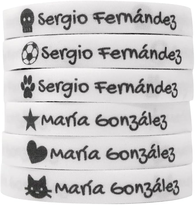 Personalized Iron-on Fabric Labels to Mark Your Clothes. Gentle with Your Kids Skin, for Children's School Uniform, Clothes, Clothing Labels for Kids Baby. (101)