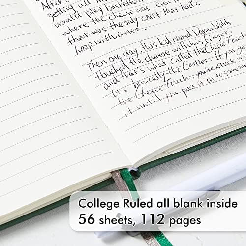 feela Pocket Notebook Journals, Mini Cute Small Hardcover College Ruled Notepad Office School Supplies, with 3 Black Pens, 3.5”x 5.5”, 3 Pack, A6, Vintage Colors