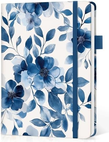 Taja Pretty Journal for Women, 5.7" x 8.3" Lined Notebook for Journaling