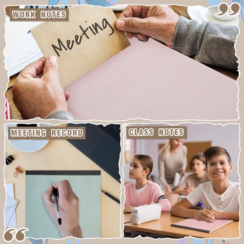 Fuutreo 8 Pcs Legal Pads 8.5 x 11 Colored Note Pads, Pastel Color