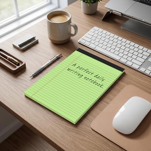 klasit 5Pack Note Pads 5x8,Legal Pads Multicolor College Ruled Legal Pads