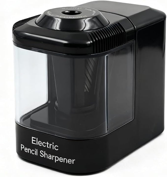 Heavy Duty Electric Pencil Sharpener, USB and Battery Powered, Best for Kids Students and Personal Use in Office School and Home by JinZeFa