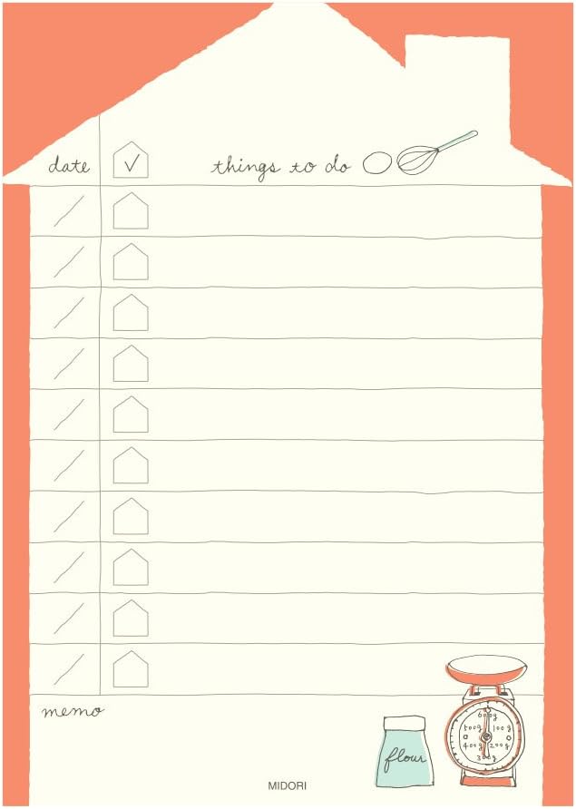 MIDORI TO DO List, Miscellaneous Goods (91802-107)